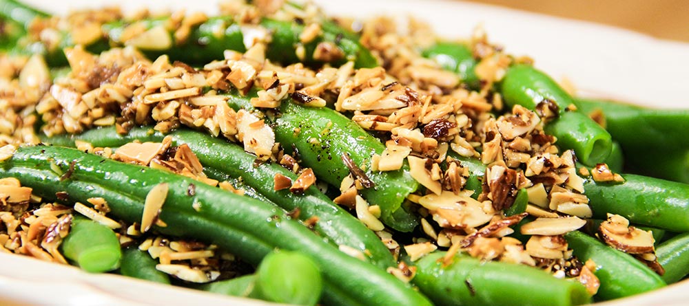 Green Beans with Toasted Almonds & Brown Butter Recipe