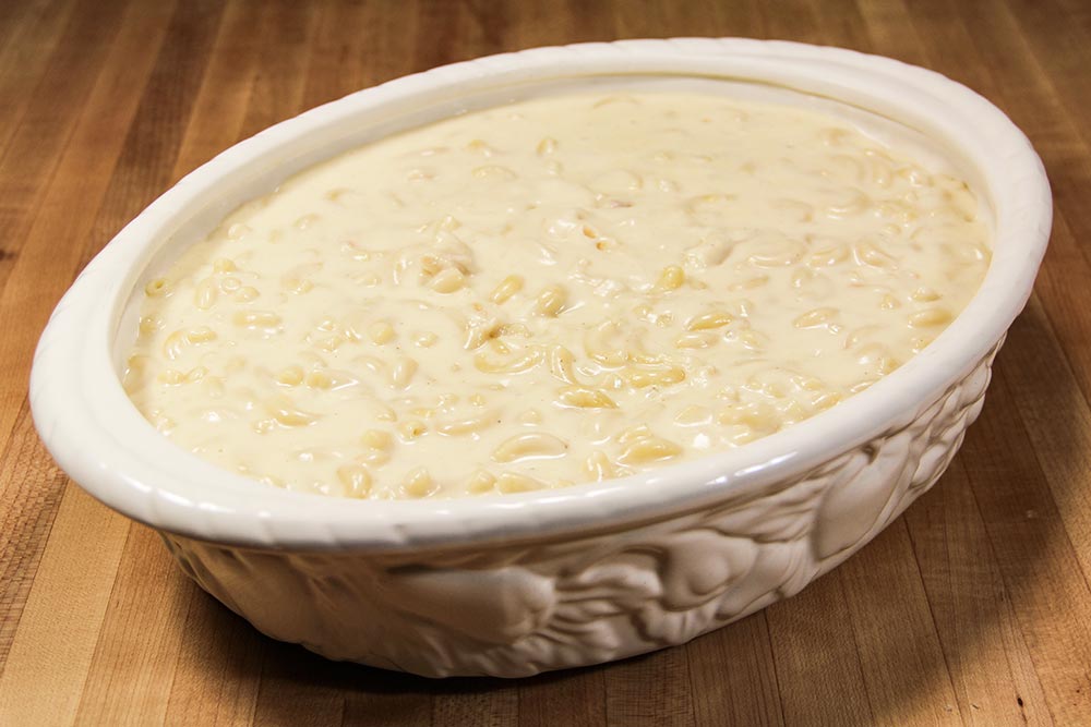 Pasta & Cheese in Casserole Dish