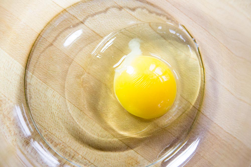 Large Egg in Bowl
