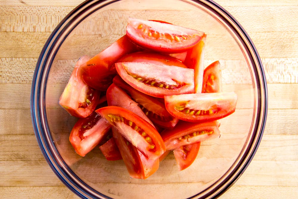 Sliced Plum Tomatoes