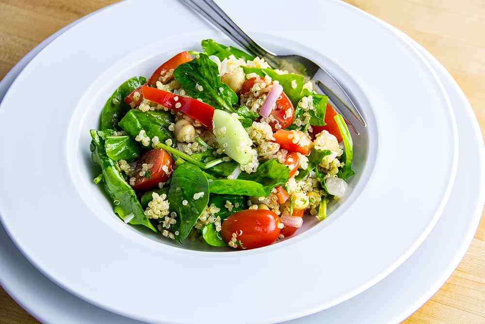 Quinoa Salad With Spinach