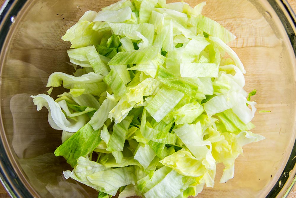 Chopped Iceberg Lettuce