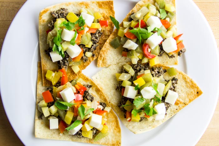 Open-Faced Tortilla Sandwiches