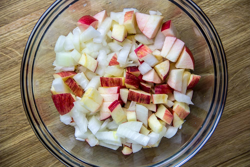Chopped Apple & Sweet Onion