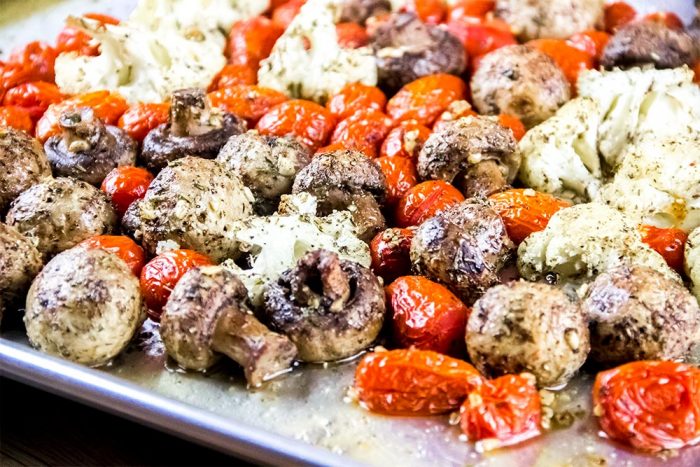 Italian Roasted Mushrooms & Veggie Recipe by Jo Cooks