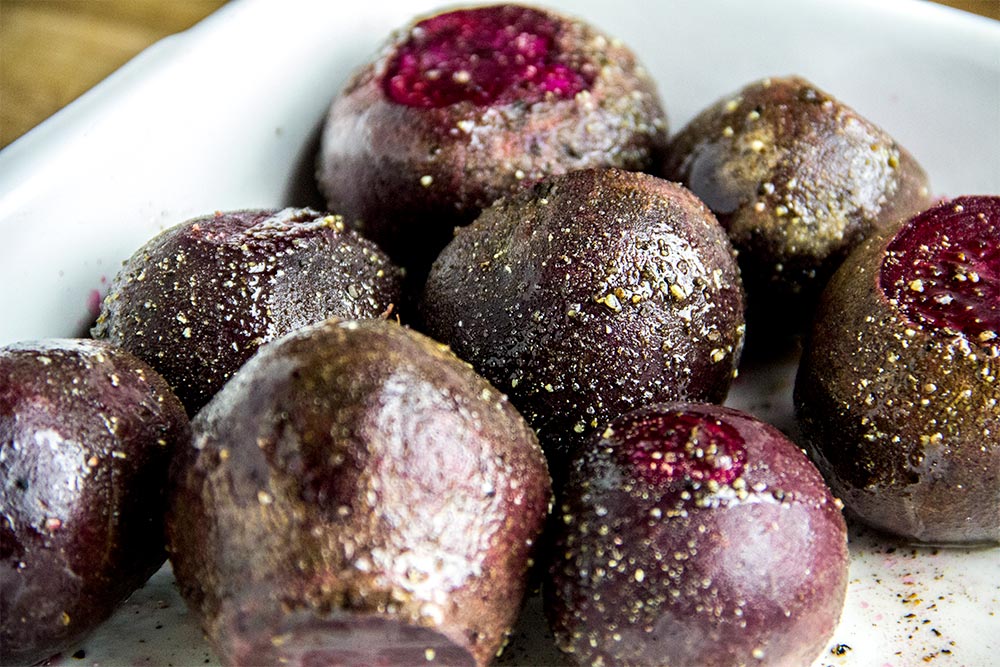 Oil Coated Beets