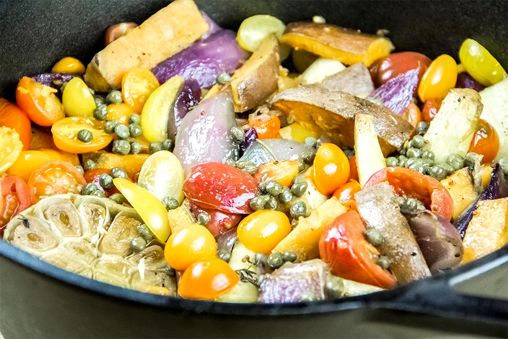 Roasted Vegetables in Dutch Oven