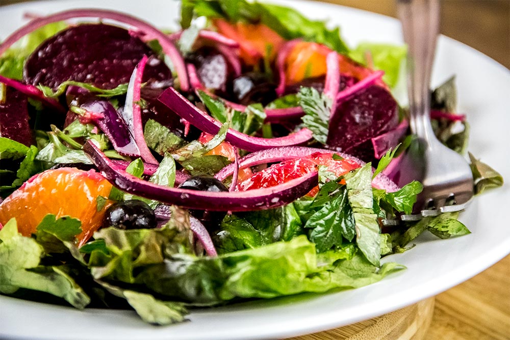 Warm Beet, Orange & Black Olive Salad Recipe