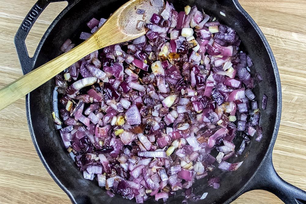 Browned Red Onions