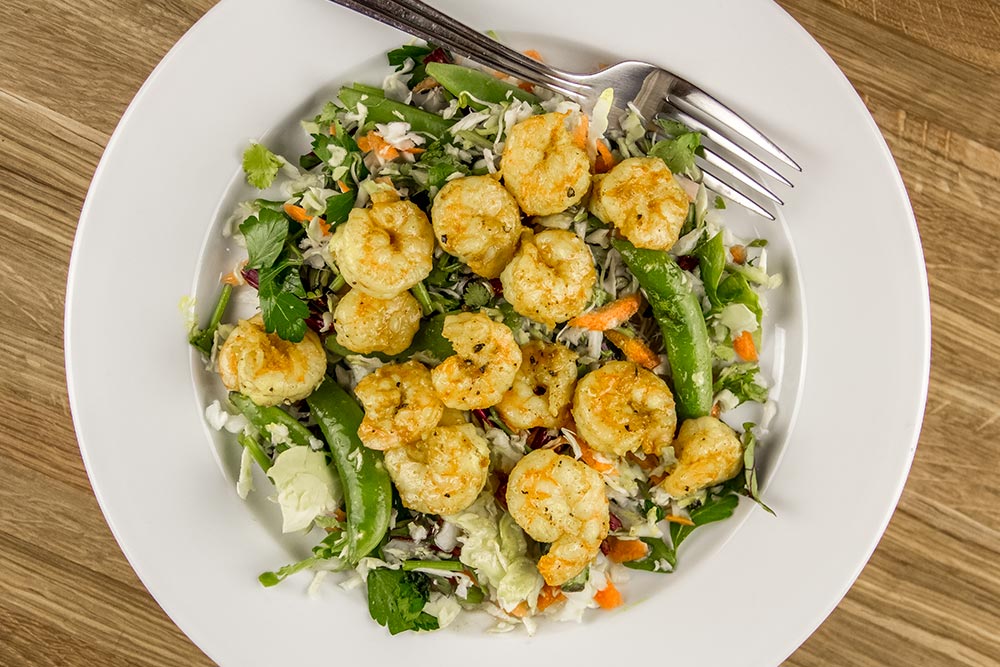 Shrimp and Snap Pea Salad