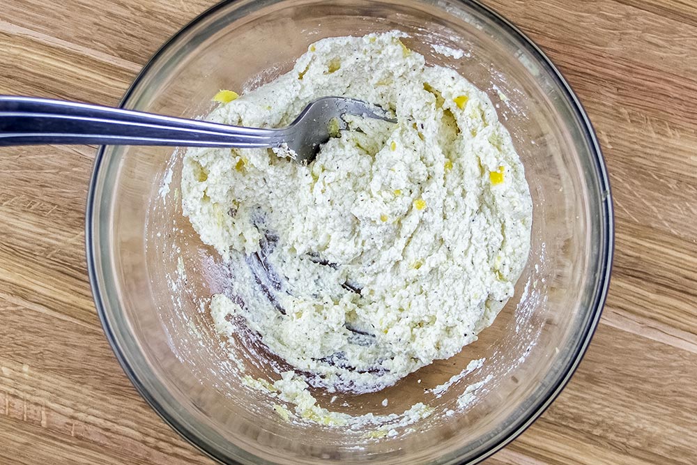Ricotta Cheese Sauce in Bowl