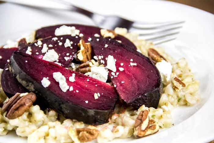 Barley Salad with Beets, Pecans & Goat Cheese Recipe