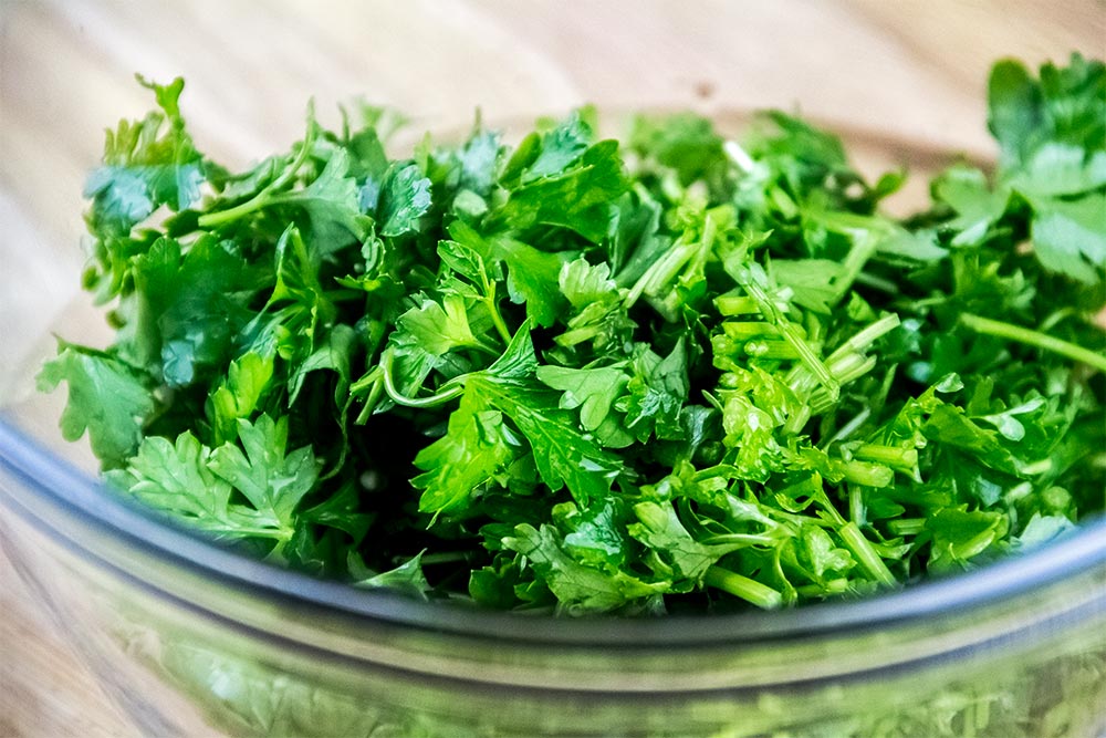 Chopped Curly Parsley