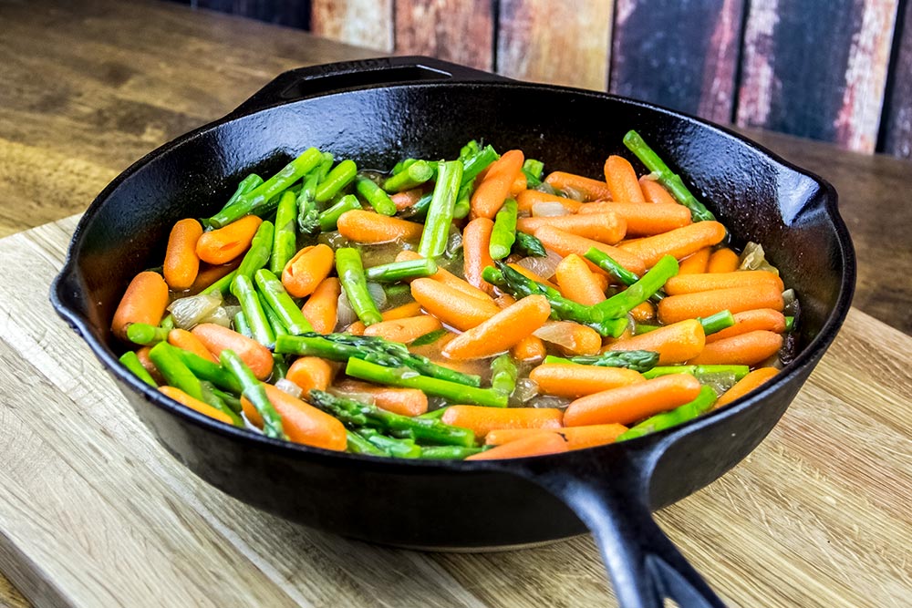 Mixed Vegetables in Skillet