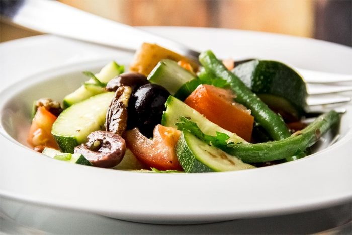 Green Bean, Red Potato & Zucchini Salad with Caesar Dressing Recipe