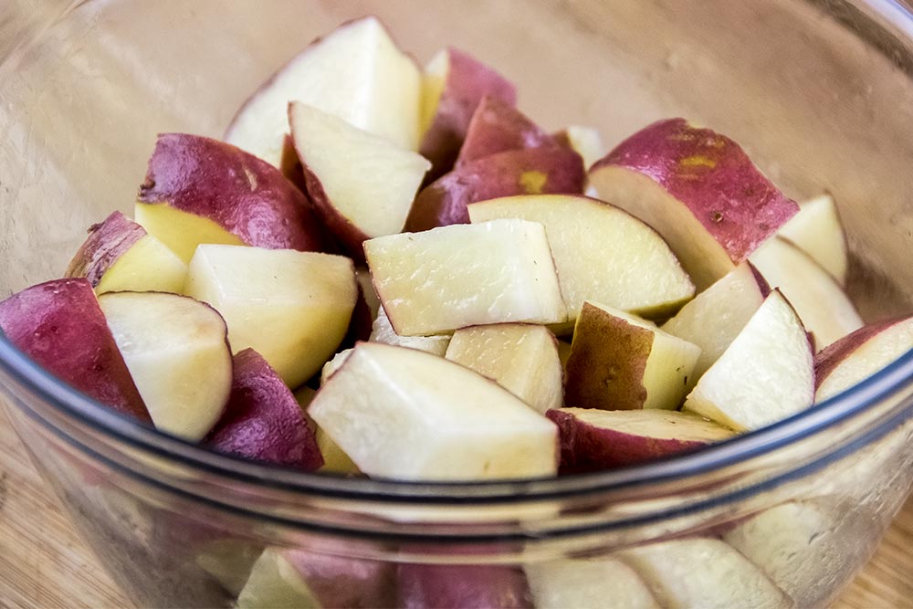 Red Potatoes Cubed