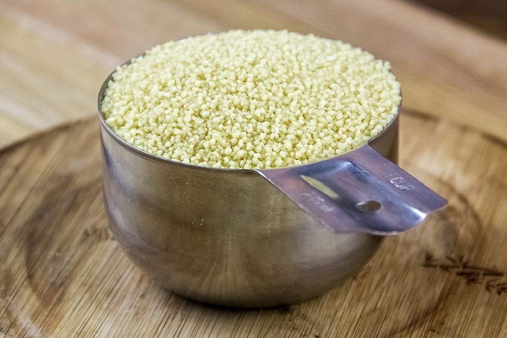 Dry Couscous in Measuring Cup