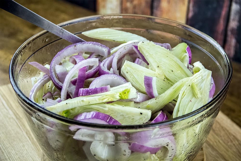 Fennel and Red Onion Mixture