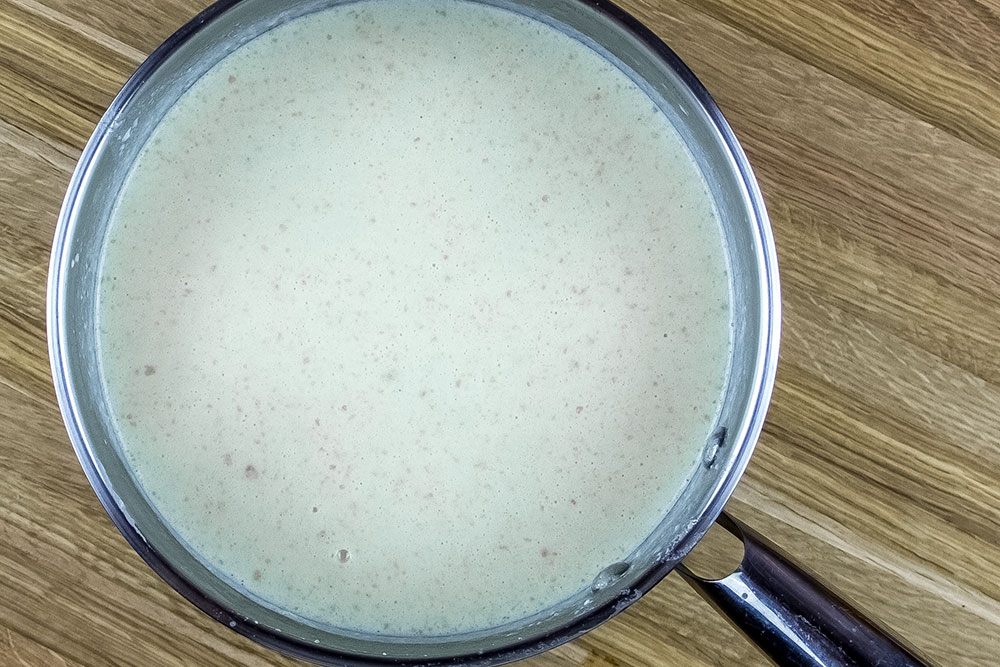Milk and Flour Creamy Mixture