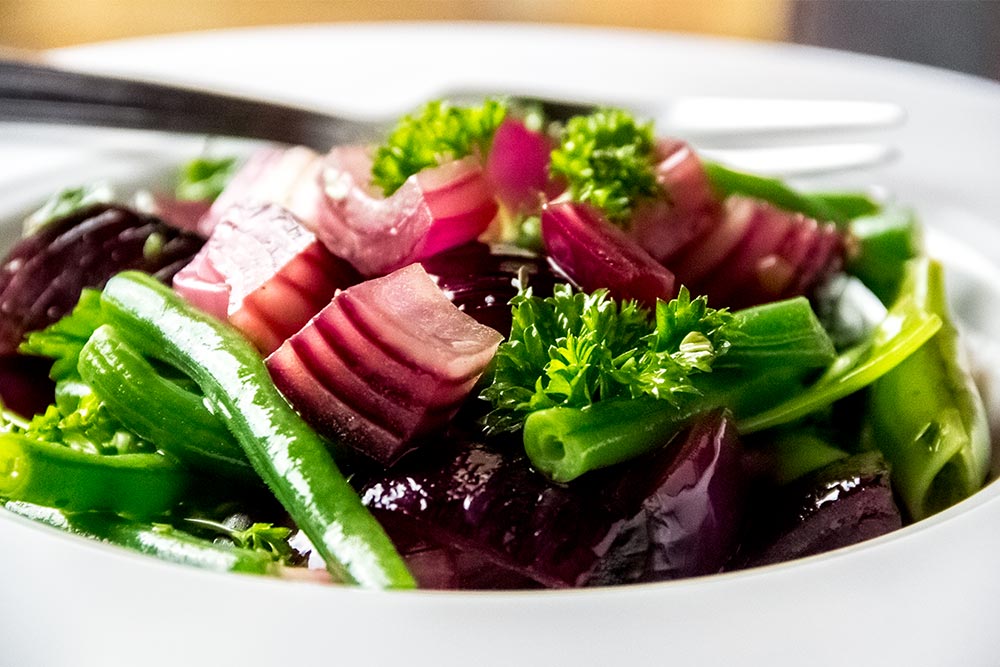 Roasted Red Onion & Green Bean Salad Recipe by Gordon Ramsay