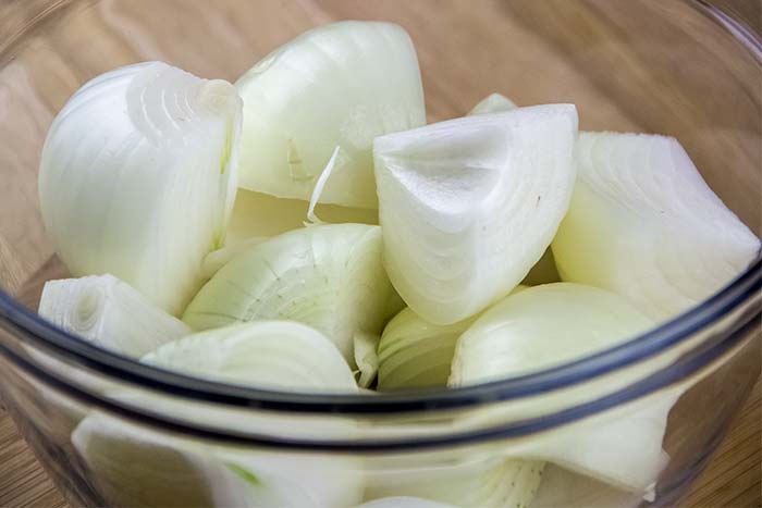 Cut Sweet Onions