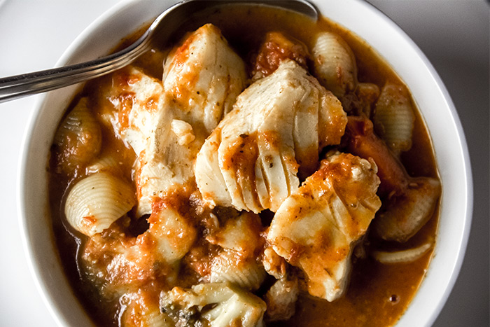 Italian Fish Soup with Cod