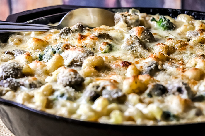 Broccoli Mac & Cheese Gratin Recipe