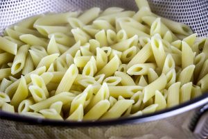 Penne Pasta with Roasted Cherry Tomatoes, Garlic & Capers Recipe