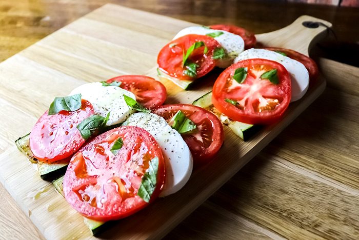 Caprese Salad with Fresh Garden Zucchini Recipe