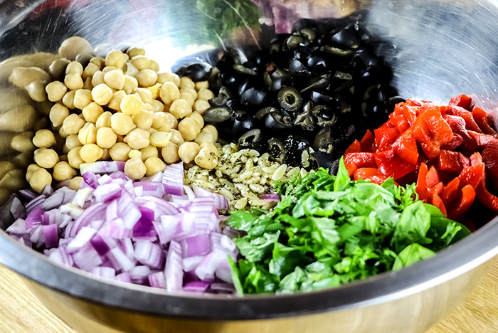 Orzo Salad Ingredients
