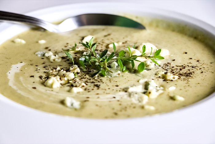Zucchini Soup with Fresh Thyme