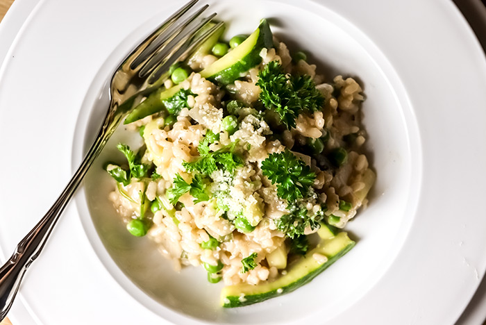 Risotto with Summer Vegetables