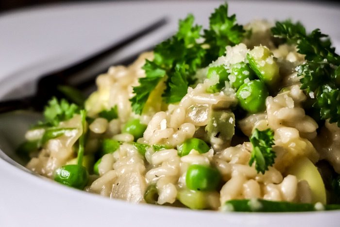 Risotto with Summer Vegetables Recipe
