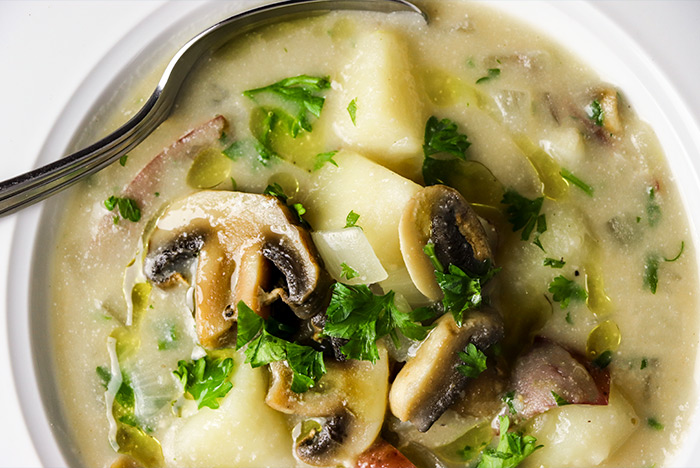 Simple Slovak Mushroom Soup Recipe