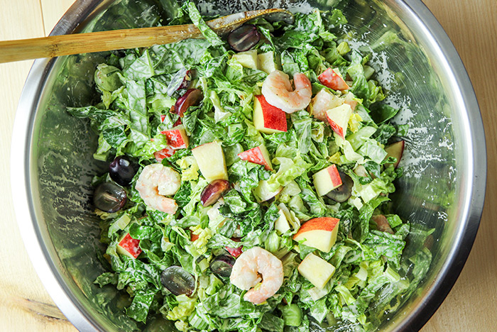 Salad Tossed with Dressing