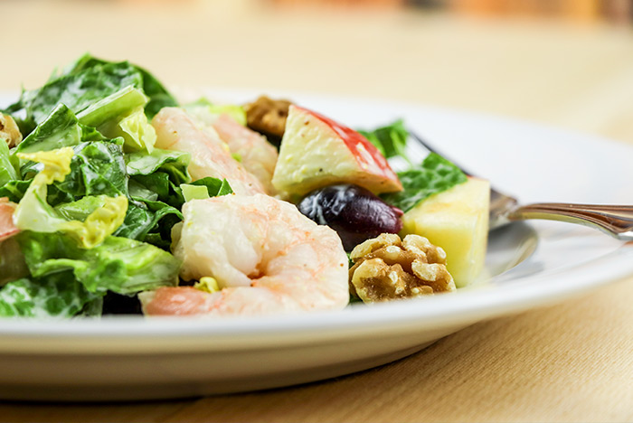 Waldorf Salad with Shrimp