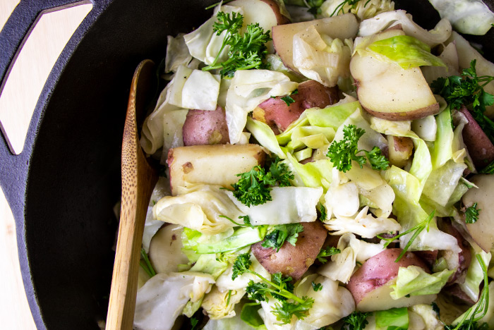 Irish Cabbage & Potatoes