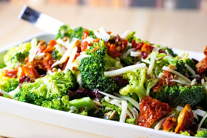 Broccoli Salad with Cranberries & Yogurt Dressing Recipe