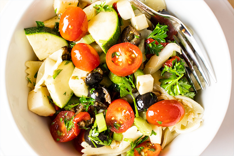 Healthy Vegetable Pasta Salad