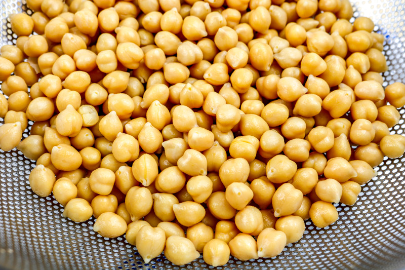Drained Chickpeas