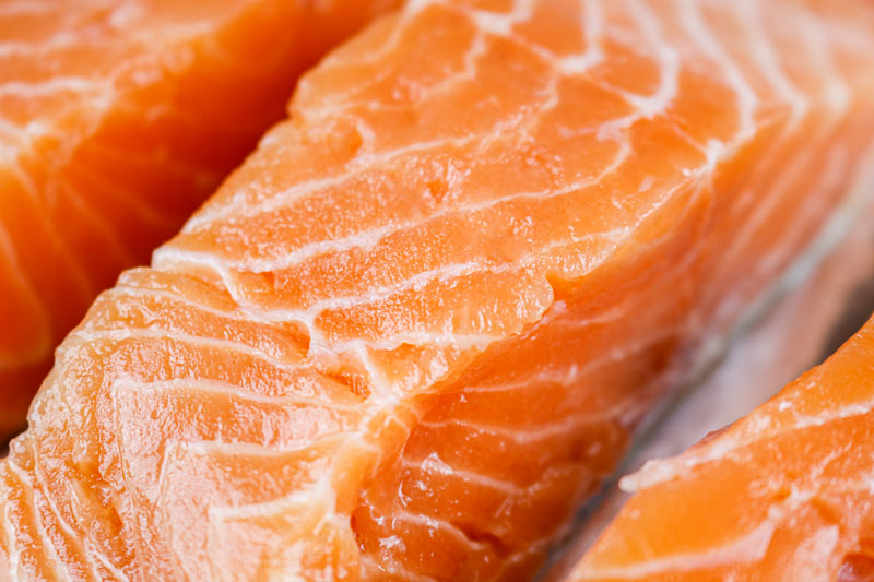 Close Up Of Salmon