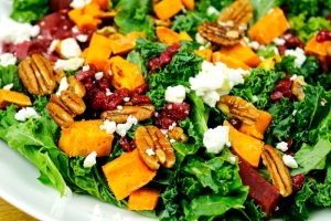 Winter Salad with a Maple Dijon Vinaigrette Recipe