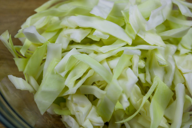 Sliced Cabbage 9-4